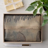 Oude Paddenstoel Botanische Grafiek (3) Tissuepapier (Geschenk)
