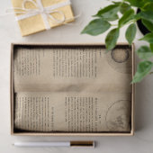 Oude Paddenstoel Botanische Grafiek (9) Tissuepapier (Geschenk)