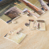 Oude paddlesteamer, Echuca, Australië Legpuzzel (Zijkant)
