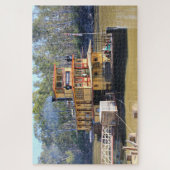 Oude paddlesteamer, Echuca, Australië Legpuzzel (Verticaal)