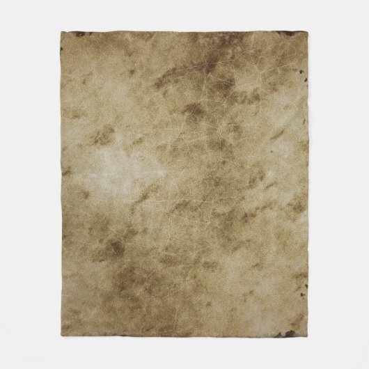Oude pagina papier  antiek fleece deken (Voorkant)