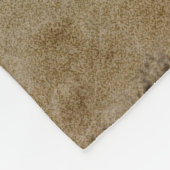Oude pagina papier  antiek fleece deken (Hoek)