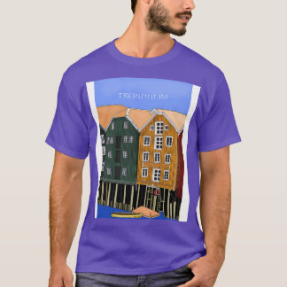 Oude pakhuizen Trondheim Noorwegen 1 T-shirt
