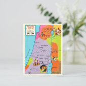Oude Palestijnse ansichtkaart Briefkaart (Staand voorkant)