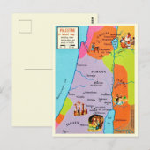 Oude Palestijnse ansichtkaart Briefkaart (Voorkant / Achterkant)