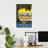 Oude Palestijnse Palestijnse Kunstprint Midden Poster (Thuiskantoor)