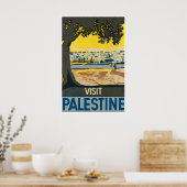 Oude Palestijnse Palestijnse Kunstprint Midden Poster (Keuken)