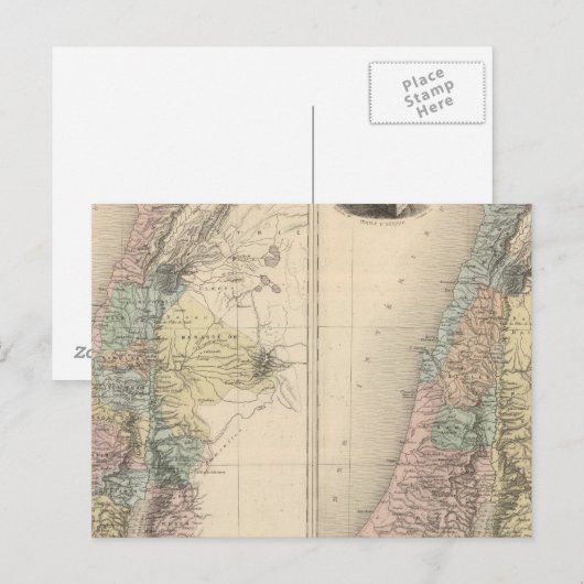 Oude Palestina Briefkaart (Voorkant / Achterkant)