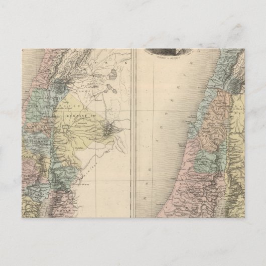 Oude Palestina Briefkaart (Voorkant)