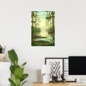 Oude Palm Bay Florida Poster (Thuiskantoor)