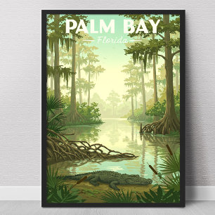 Oude Palm Bay Florida Poster