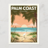 Oude Palm Coast Florida Briefkaart (Voorkant)