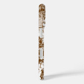 Oude Palmbomen Tropisch Strand Etsing Bewerkbaar Case-Mate iPhone Case (Achterkant / Rechts)