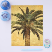 Oude Palmboom - Tropische Aangepaste Sjabloon Flyer (Enkel)