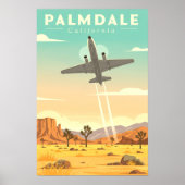 Oude Palmdale Californië Poster (Voorkant)