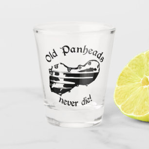 Oude Pankoppen sterven nooit!! Harley Biker Shot Glas