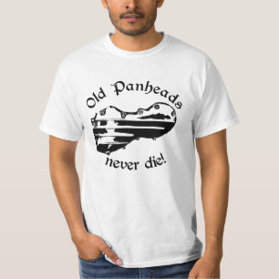 Oude Pankoppen sterven nooit!! Harley Biker T-shirt