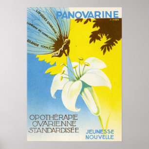 Oude Panovarine Franse Medische Apotheekposter Poster