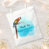 Oude Papegaai Bruiloft Dank Je Bedankzakje (Geknipt)