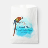 Oude Papegaai Bruiloft Dank Je Bedankzakje (Voorkant)