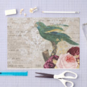 Oude papegaai collage tissuepapier (Craft)