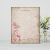 Oude papieren brief (Staand voorkant)