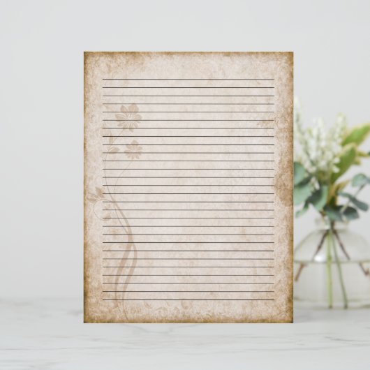 Oude papieren brief (Staand voorkant)