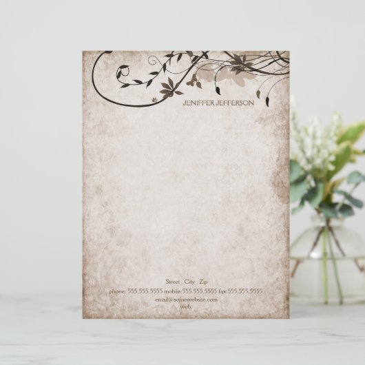 Oude papieren brief (Staand voorkant)