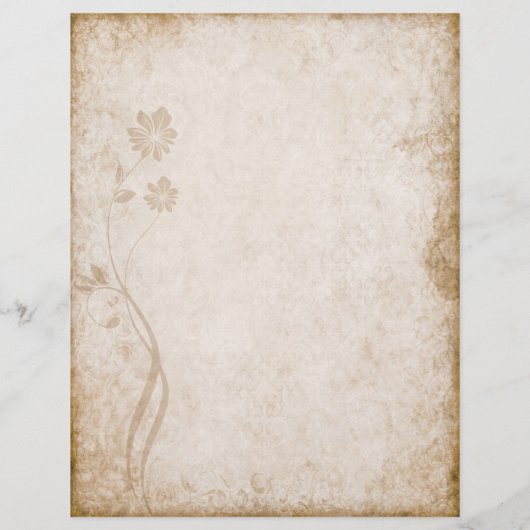 Oude papieren brief (Achterkant)