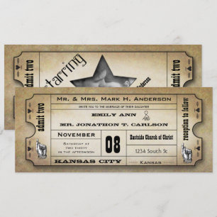 Oude papieren vintage moderne typografie ticket br kaart