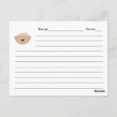 Oude papieren visitekaartje briefkaart (Achterkant)