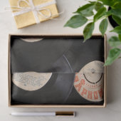 oude papieren zakdoekje tissuepapier (Geschenk)