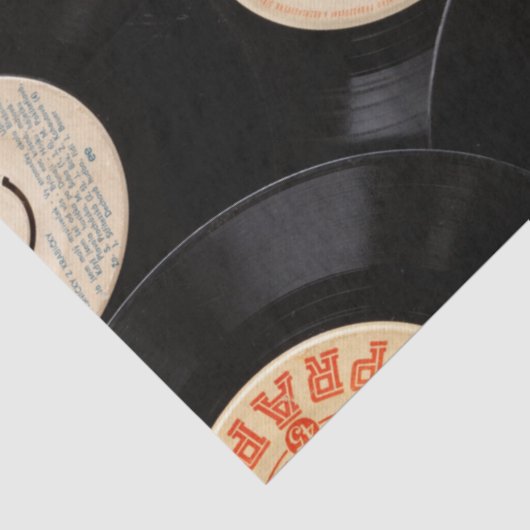 oude papieren zakdoekje tissuepapier (Detail)