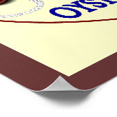 Oude parelhoestbalk poster (Hoek)