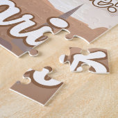 Oude Parijs Cartoon reisposter Legpuzzel (Zijkant)