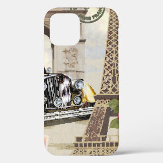 Oude Parijse poster. oud, poster, parijs, antiek, iPhone 12 Hoesje