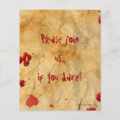 Oude parkwatersplatter Haunted House Flyers (Achterkant)