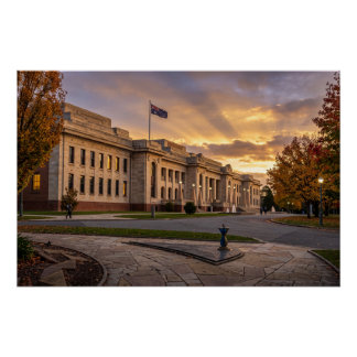 Oude Parlementshuis, Canberra Perfect Poster