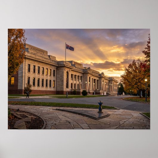 Oude Parlementshuis, Canberra Poster (Voorkant)