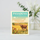 Oude Pasadena Texas Briefkaart (Staand voorkant)