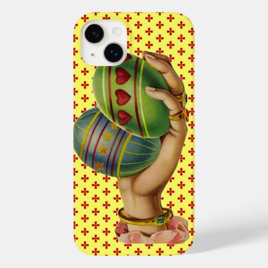 Oude Pasen Eieren Case-Mate iPhone Case (Achterkant)