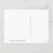 Oude Pasen Vlinders Postkaart Feestdagenkaart (Achterkant)