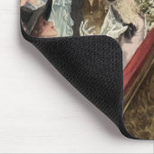 Oude pasgetrouwden, Victoriaanse bruid gooit met b Muismat (Hoek)