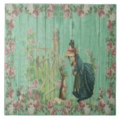 Oude Paspoortkeramische Tegel Tegeltje (Voorkant)