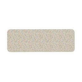Oude pastel disty bloemige patroon throw kussen etiket