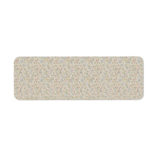 Oude pastel disty bloemige patroon throw kussen etiket