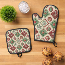 Oude Patchwork Gequilted Kerstpatroon