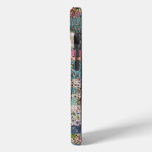 Oude patchwork quilt telefoonhoes Case-Mate iPhone case (Achterkant / Links)