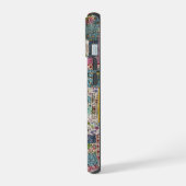 Oude patchwork quilt telefoonhoes iPhone 15 case (Linkerkant)