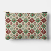 Oude Patchwork Quilted Kerstpatroon Etui (Voorkant)